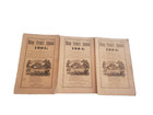 Lot Of 3 Antique Maine Farmers  Almanac 1901 1904 1905 Daniel Robinson