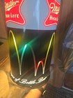 Vintage Miller High Life Beer Rotating Bouncy Ball Wall Mount Sconce No Cracks