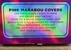 Sexy Af Pink Marabou Nipple Covers Pasties Dance Festival Concert Wear A-4