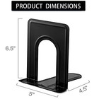 Heavy Duty Metal Bookends For Home   Office - Stylish Book Holders  Durable Desi