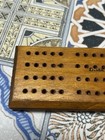 Vintage 1940s Coca Cola  delicious And Refreshing  Wooden Cribbage Board 2 Pegs