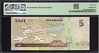 Fiji 5 Dollars 2002 Pmg Certified 64 Epq Unc  P105b