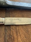 Vintage Frost   s Mora Laminated 3-1 2  Blade Steel Swedish Knife With Scabbard