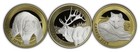 2025 Canada  20 Animal Portraits 1 Oz  9999 Fine Silver Proof 3 Coin Set Ogp