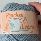 Peaches   Cream Original 100  Cotton Yarn 4 Ply Worsted Weight 69 Silver Grey