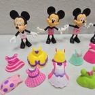 Disney Minnie Mouse Bowtique 6 Dolls   47 Piece Accessories  Dress Up Fashion