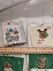 Lot Of 16 Completed Christmas Cross Stitch Ornaments To Assemble Some Finished