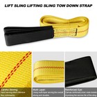 Heavy Duty 6  X 2  Nylon Lifting Slings Lift Sling Eye   Eye Polyester Webbing