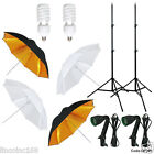 400w Photo Studio Light 4 X 32  Umbrellas Video Photography Lighting Kit