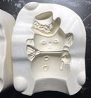 Vintage Air Capitol Ceramic Slip Casting Mold Small Snowman Figurine Xmas A399