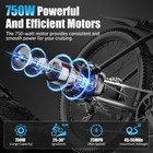 26 ebike Commuter Bike 48v 10ah 25mph 1500w Peak Ebike For Adults Electric Bike
