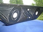 Vintage Nw Coast Haida Indian Carved And Inlaid Ceremonial Feast Bowl Dish