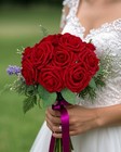 50pcs Artificial Roses Flowers Fake Roses With Stems Real Touch Foam Flowers    