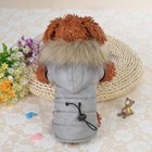 Warm Padded Dog Coat Jacket Small Clothes Puppy Cat Chihuahua Pet Winter Hoodie
