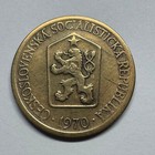 1970 Czechoslovakia 1 Koruna Km    50 - Beautiful Coin -  b-075