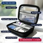 Diabetes Travel Case blood Glucose Meter Testing Kit Storage Organizer Bag