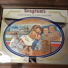 Vintage Seagram s Seven Crowns Yankees Lou Gehrig s Farewell Collectible Mirror