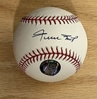 Willie Mays Signed Bud Selig Signed Baseball Say Hey Holo Auto Hof Giants White