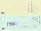 Lot Of 2 Albert Ab Happy Chandler Signed Autographed Baseball Personal Check Psa