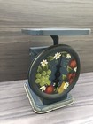 Vtg Cottage Style Hand Painted Country Kitchen Scale Counter Decor Floral Fruit