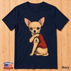 I Love Mom Tattoed Chihuahua Dog Mama And Owner Performance T-shirt