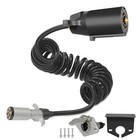  7 Pin To 6 Pin Trailer Adapter  8 5 Ft 6 Pin To 7 Pin Trailer Light Adapter 