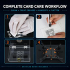 Card Cleaning Kit Flattening Restoration Repair Care Sport Card With Heat Pen  A