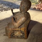 Vintage Cast Iron Tammany Bank