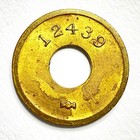 Good For 25 Cents In Trade 12439 Bow Tie Maverick Brass Business Trade Token