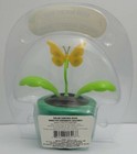 Solar Dancing Butterfly Green Flower Pot Toy Light Powered Dancer Bobble Head