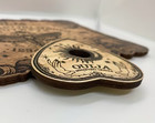 Mini Wooden Gothic Style Ouija Board With Planchette Rustic