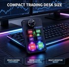 New 6 Keys 1 Knob Rgb Macro Programming Mini Keyboard For Stock Trading Usb Wins