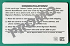 Vintage Phone Card  1996 -  1 000 - Promo - Brian Berard - Hockey