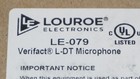 - new - Louroes C-ml Le-079 Verifact L-dt Desktop Bi-directional Microphone
