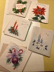 Vintage 1940s Christmas Card Lot  13 X Hallmark American Greetings Stonybrook