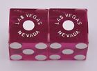 The Quad Casino Las Vegas Nevada Pair Of Dice Purple