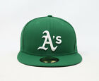 New Era 5950 Men Boys Cap Oakland Athletics Alternate On Field Green Fitted Hat
