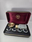 Artistic Churchware 4 Cup Travel Communion Set - Plate  Bottle  Case 