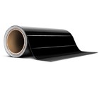 Gloss Black Air-release Adhesive Vinyl Tape Roll 6  X 20ft For Crafting   Diy