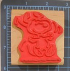 Peanuts Snoopy Rubber Stamp Happy Snoopy F1074 Stampabilities 2001 Unused