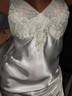 Vtg Satin Liquid Jcpenney s Delicates Babydoll Nightgown Venice Coquette Luxe M