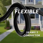 14 3 Gauge Black Outdoor Extension Cord 150 Ft Waterproof With Lighted Indicator