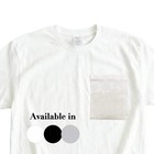 Kimono Pocket T-shirt  shiro-muku      Snow Flower