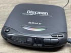Vintage Sony Discman W  Mega Bass D-141 W  Power Adaptor Headphones Original Box