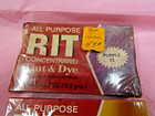 3 Vintage Rit Powder Dye- Purple  Olive Green  Golden Yellow