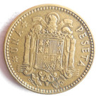 1947  49  Spain Peseta - Excellent Coin - Free Ship - Bin  360