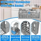 W11158802 Whirlpool Appliance Dishwasher Silverware Basket  2018 Upgraded Model 