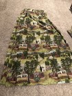 6 Vintage Grandma Moses  williamstown  Pinch Pleat Drapes  Excellent