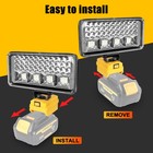 New 90w Led Work Light For Dewalt 20v Battery - 9000lm Flood Light With Usb Port