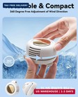 Portable Silent Mini Bladeless Fan Clip On  Small Fan Clip On For Shirt   Waist 